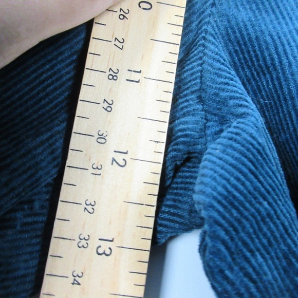 Banana Republic Corduroy Straight Leg Trousers Women Blue 12 Cotton Casual 558 - Picture 10 of 12